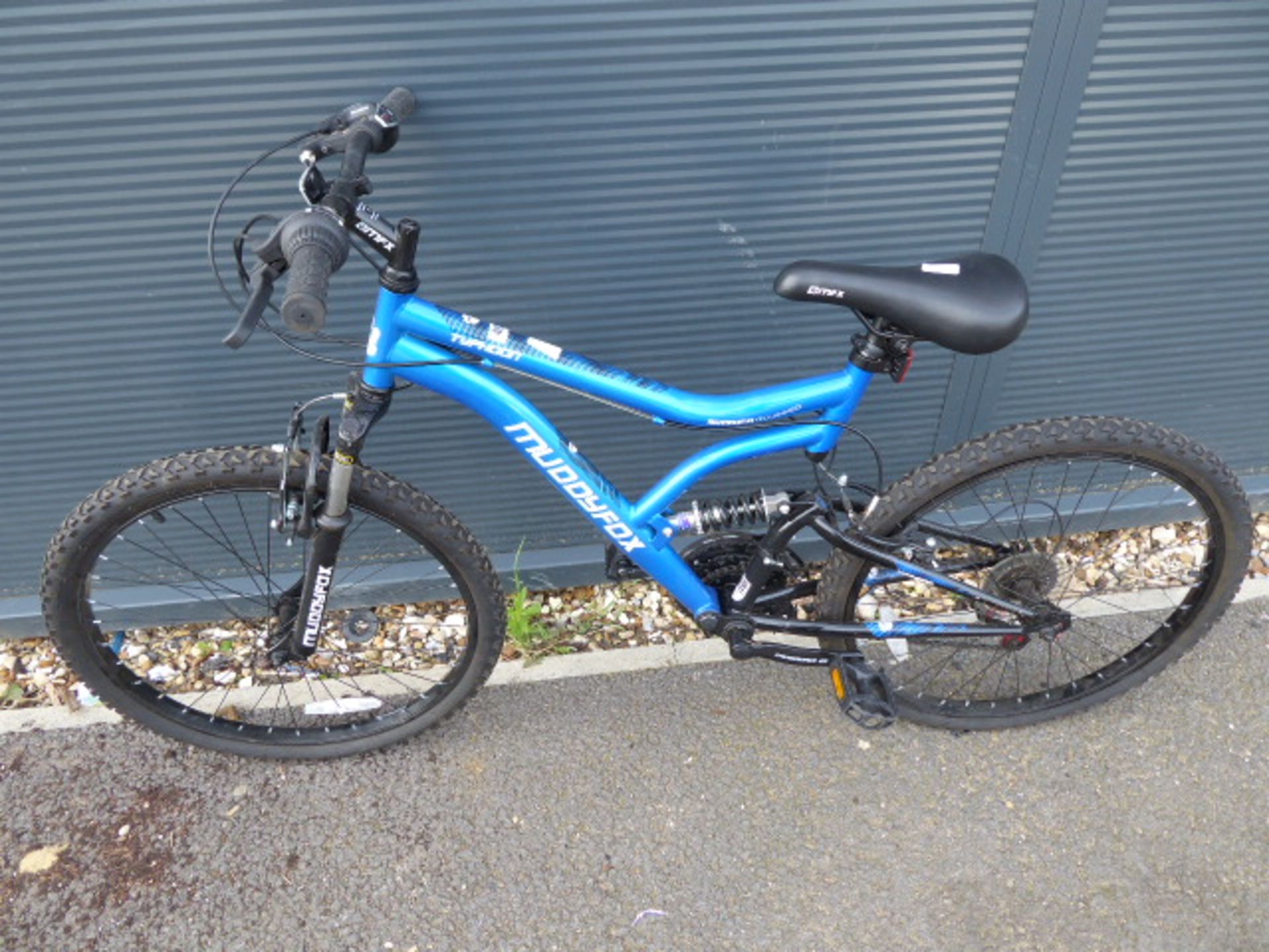 Blue Muddy Fox child's mountain bike