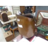 Copper coal scuttle