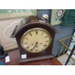 Dome topped mantle clock
