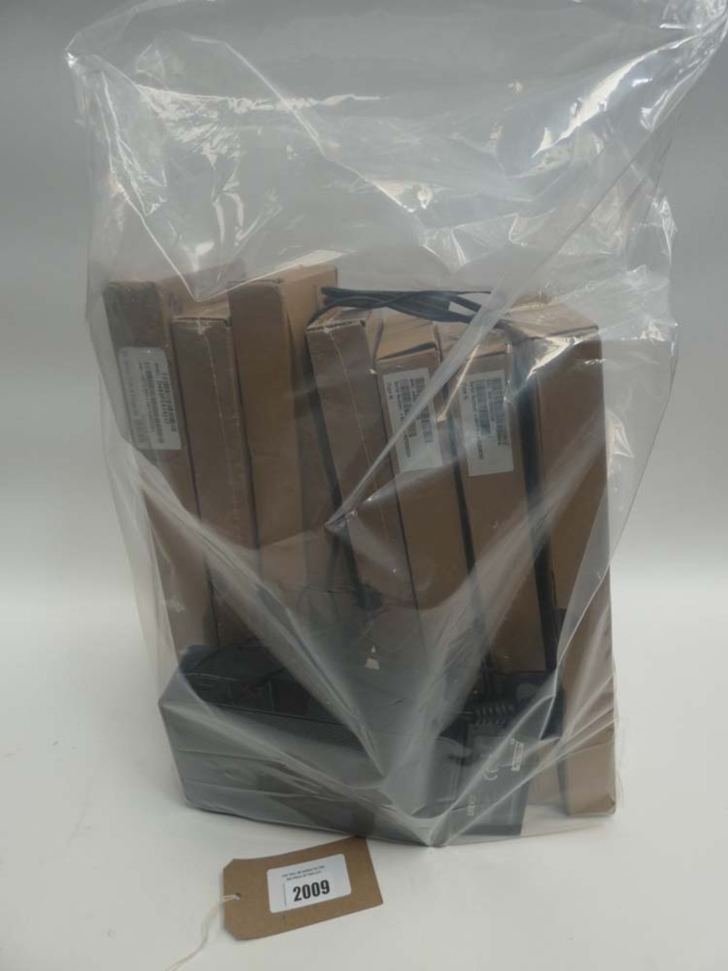 Bag containing quantity of BT smart hubs and Virgin router