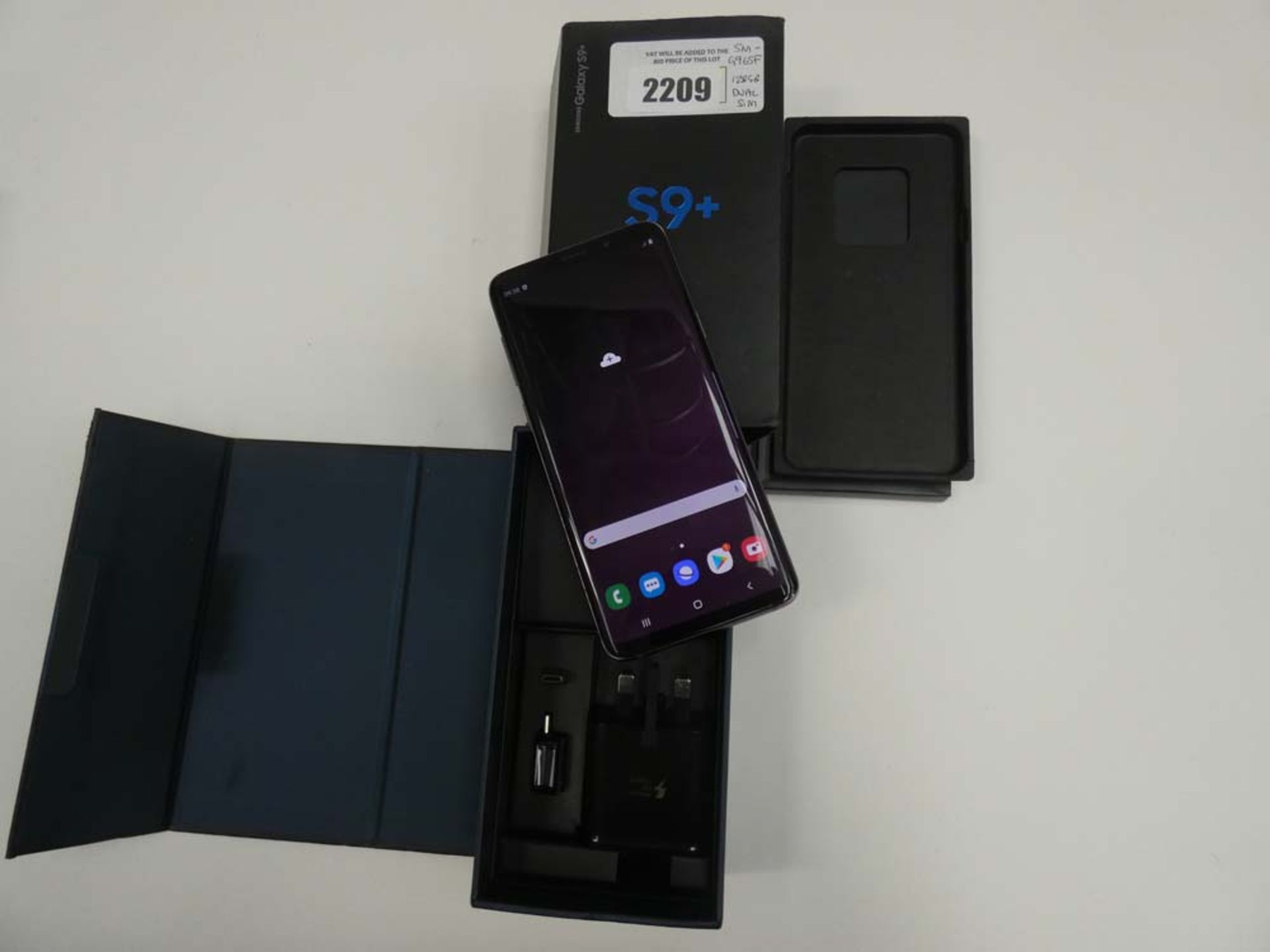 Samsung Galaxy S9+ 128GB SM-G965F smartphone in box
