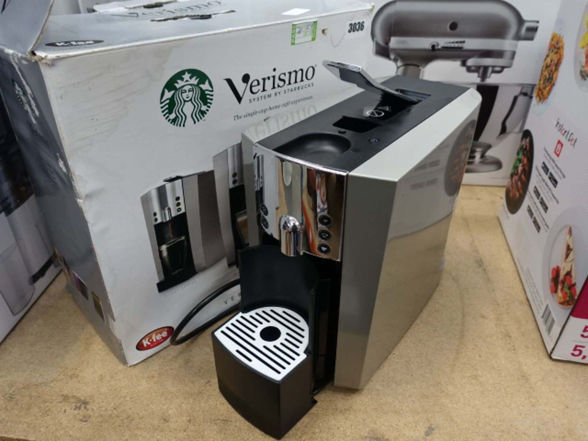 Boxed Verismo coffee machine