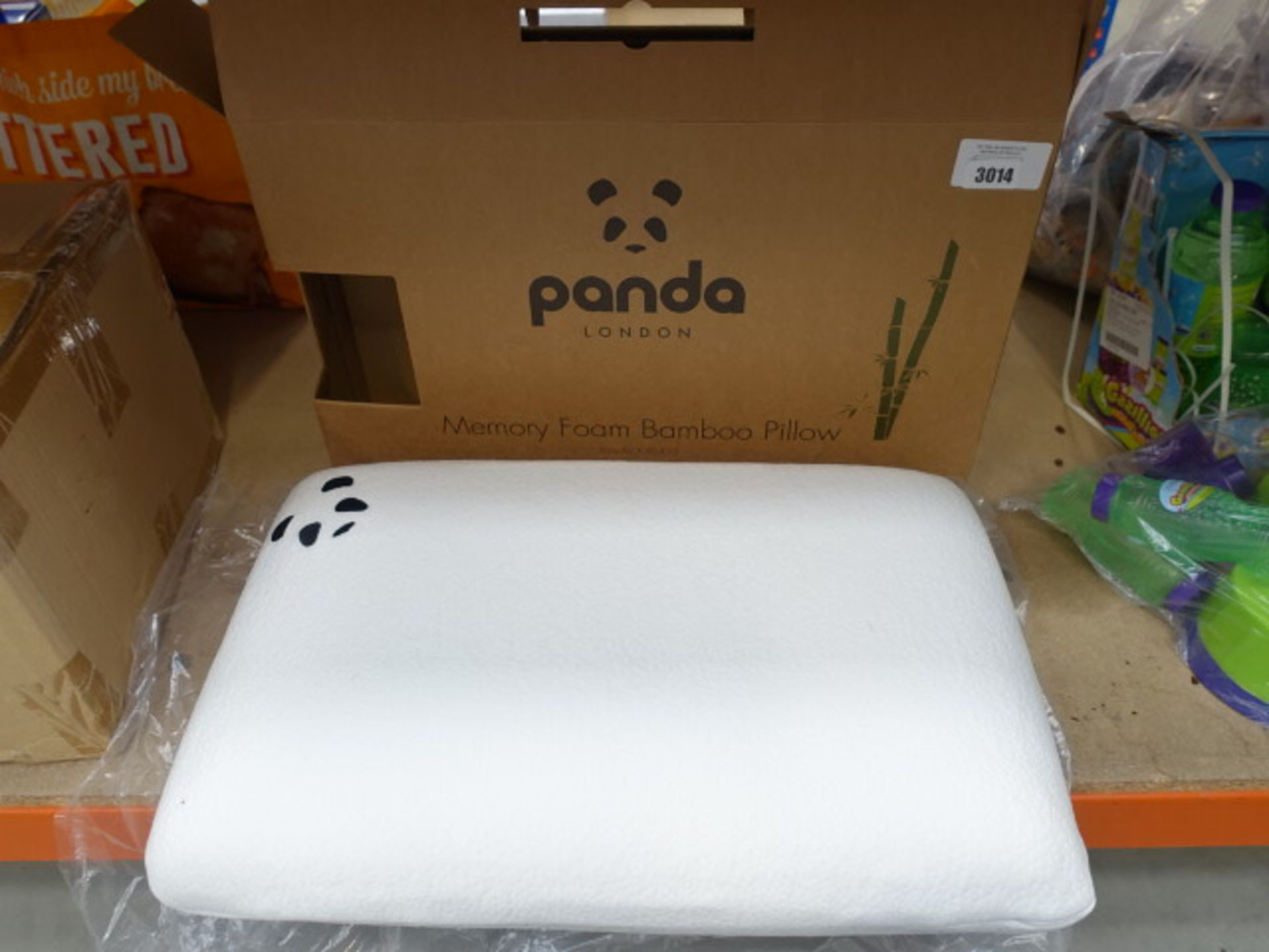 Boxed Memory foam bamboo pillow