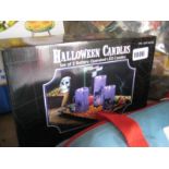 Boxed set of 3 Halloween LED candles