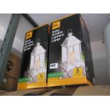 Pair of solar Arlette garden lanterns, size L