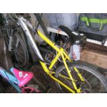 Gents Carrera Fury mountain bike in silver and yellow