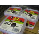 3 boxed sets of Big Cheese mouse and rat bait