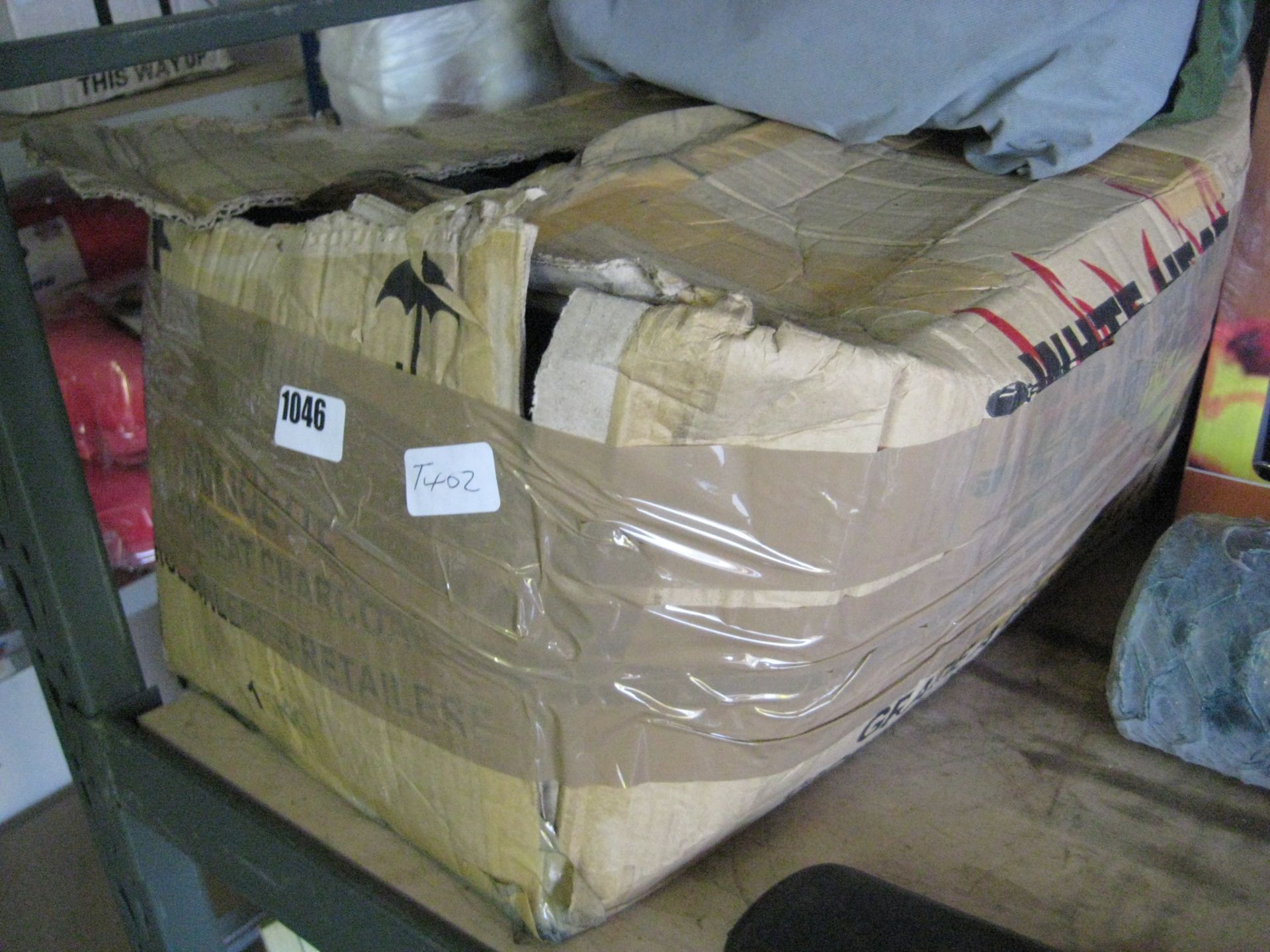 15kg box of charcoal briquettes