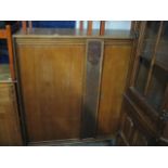 Mid century teak small wardrobe