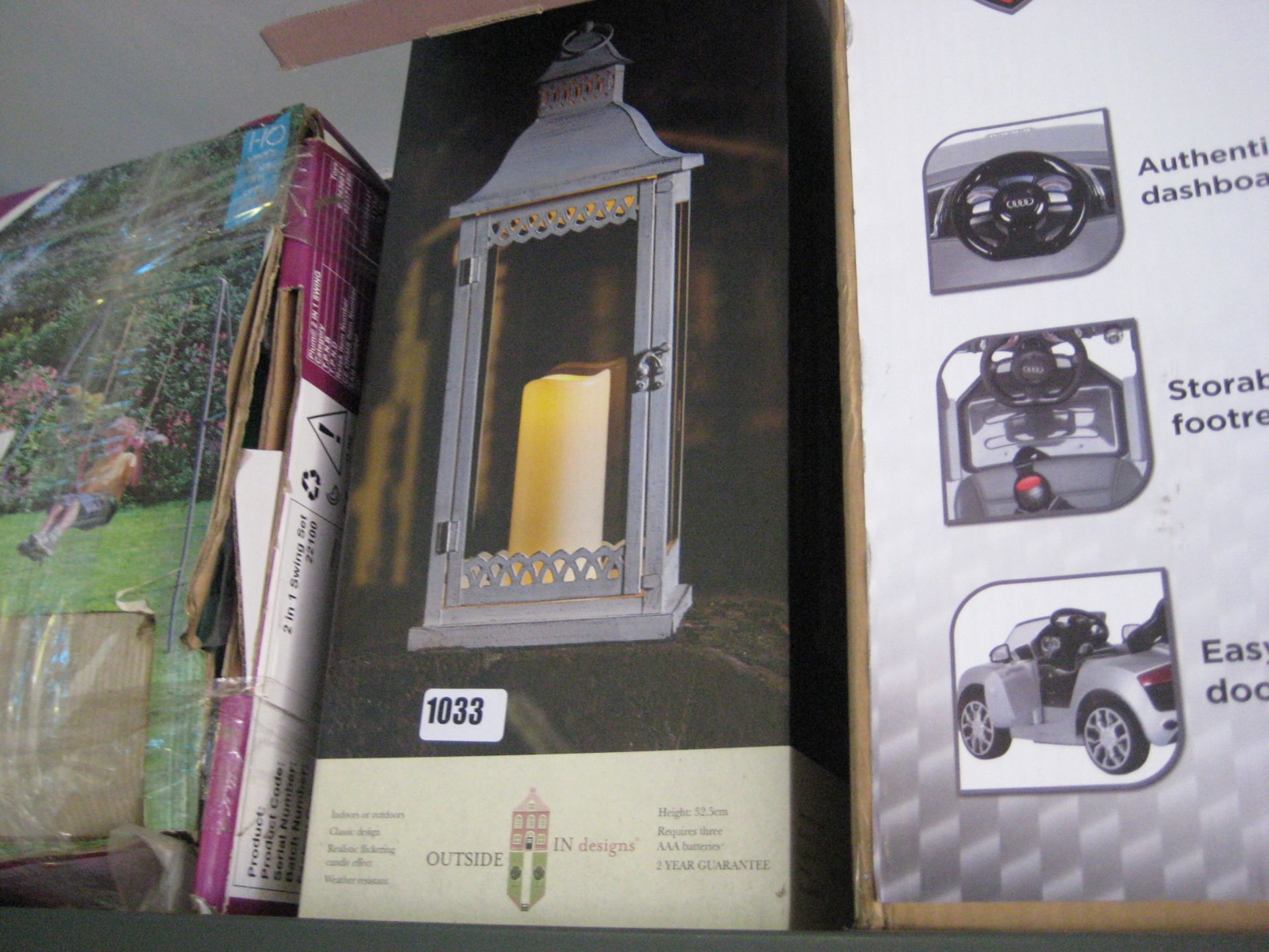 Battery operated candle lantern