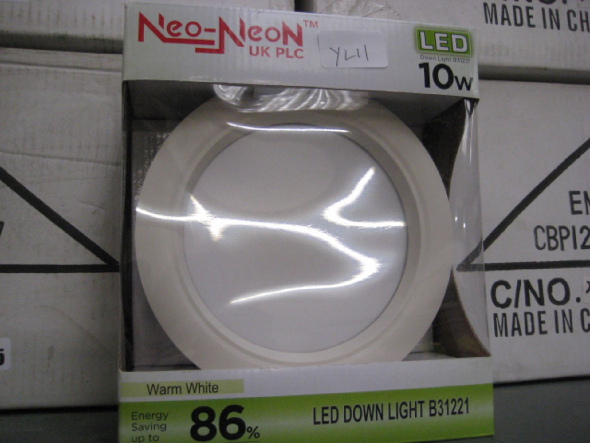 Box containing 8 Neo Neon LED 10w down lights