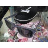 Pair of Barber sunglasses with case