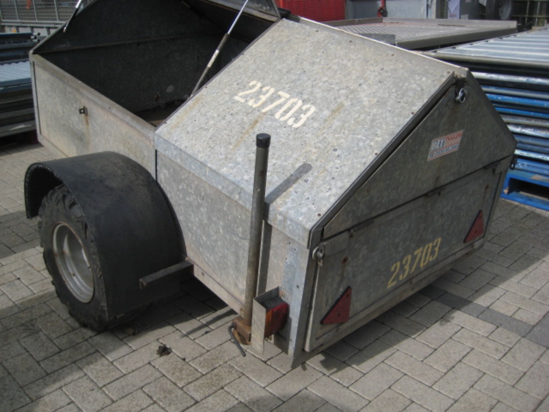 BLT Trailers 750kg single axle low ground pressure tool trailer, 78'' x 48'' (approx.), 'gull - Image 4 of 4