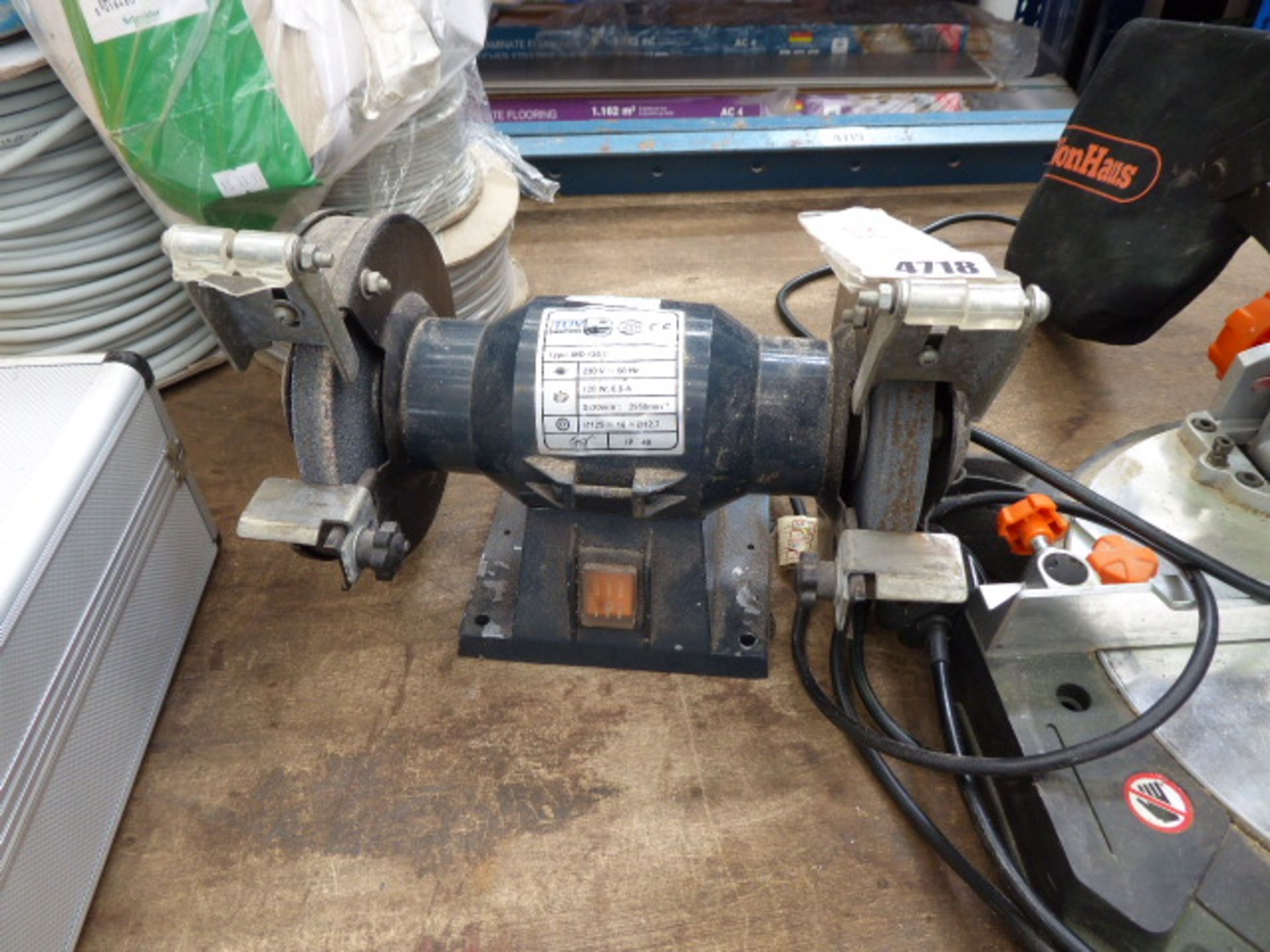 Double ended bench grinder