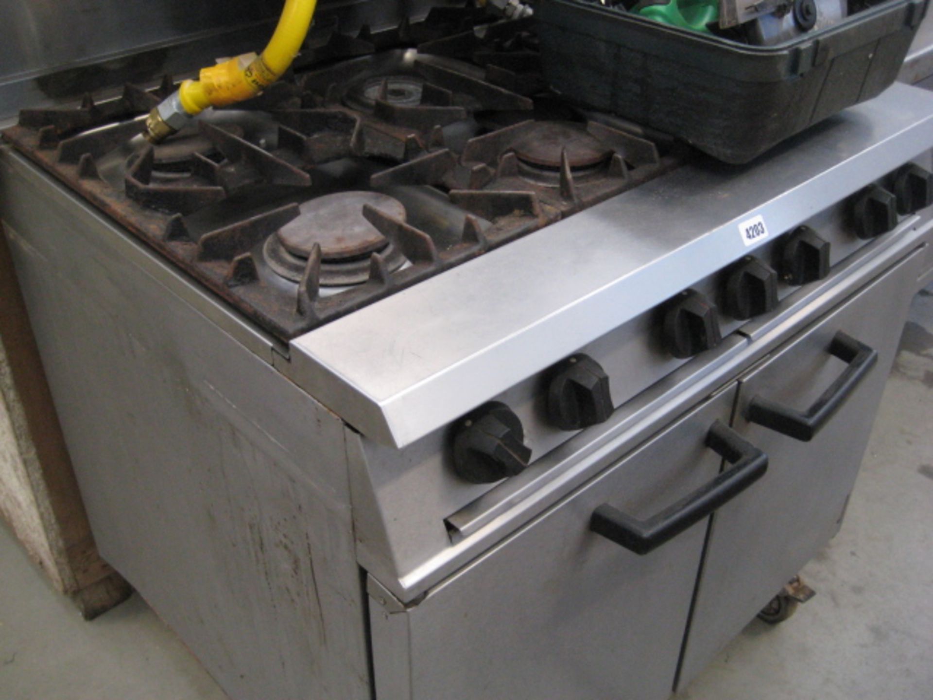 Falcon double door gas oven with 6 burner hob - Image 2 of 3
