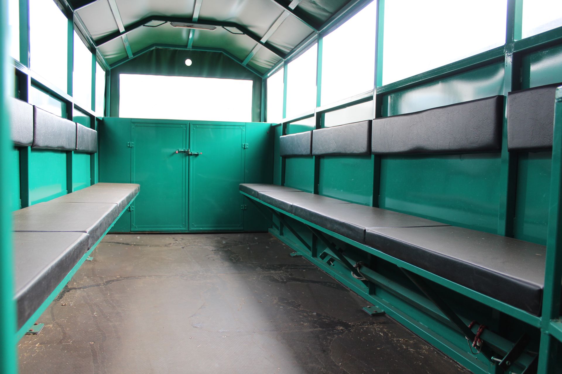 Ifor Williams LM186 tri-axle 'Gun Bus' hospitality trailer, converted by Cunningham, interior with - Image 12 of 13