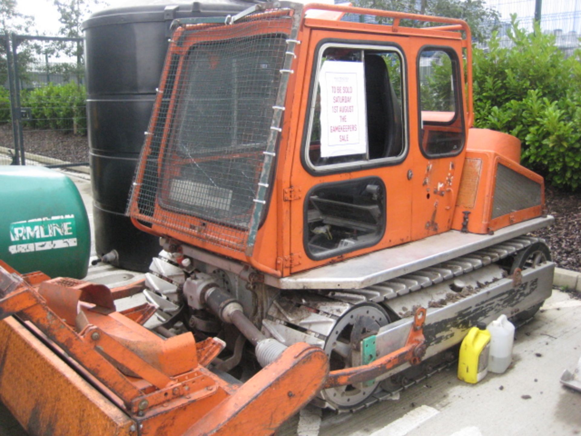 Mulag RM50 tracked crawler mower with 6' flail, 1600cc diesel (recent new track rollers, rotor shaft - Image 7 of 9