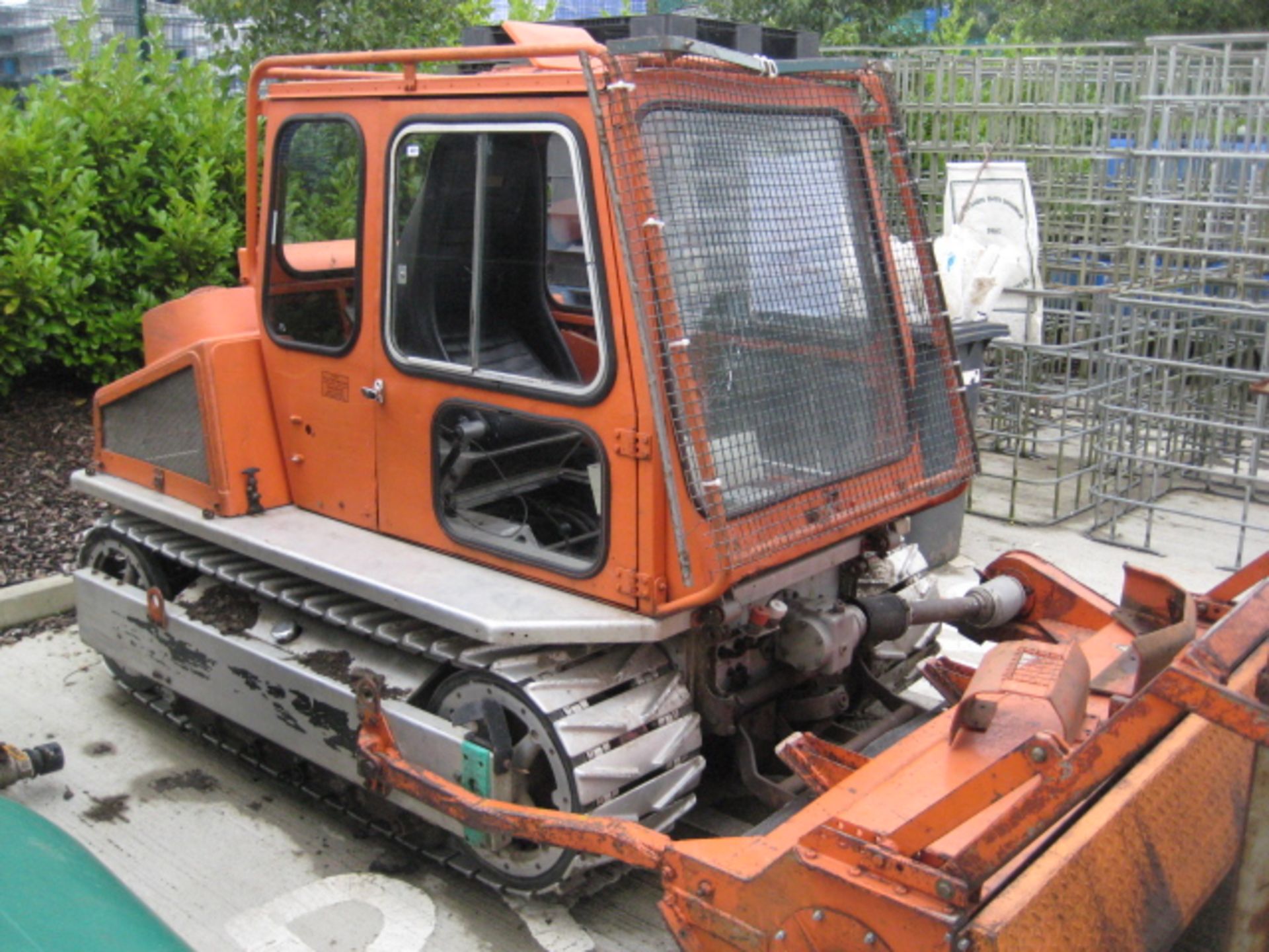 Mulag RM50 tracked crawler mower with 6' flail, 1600cc diesel (recent new track rollers, rotor shaft