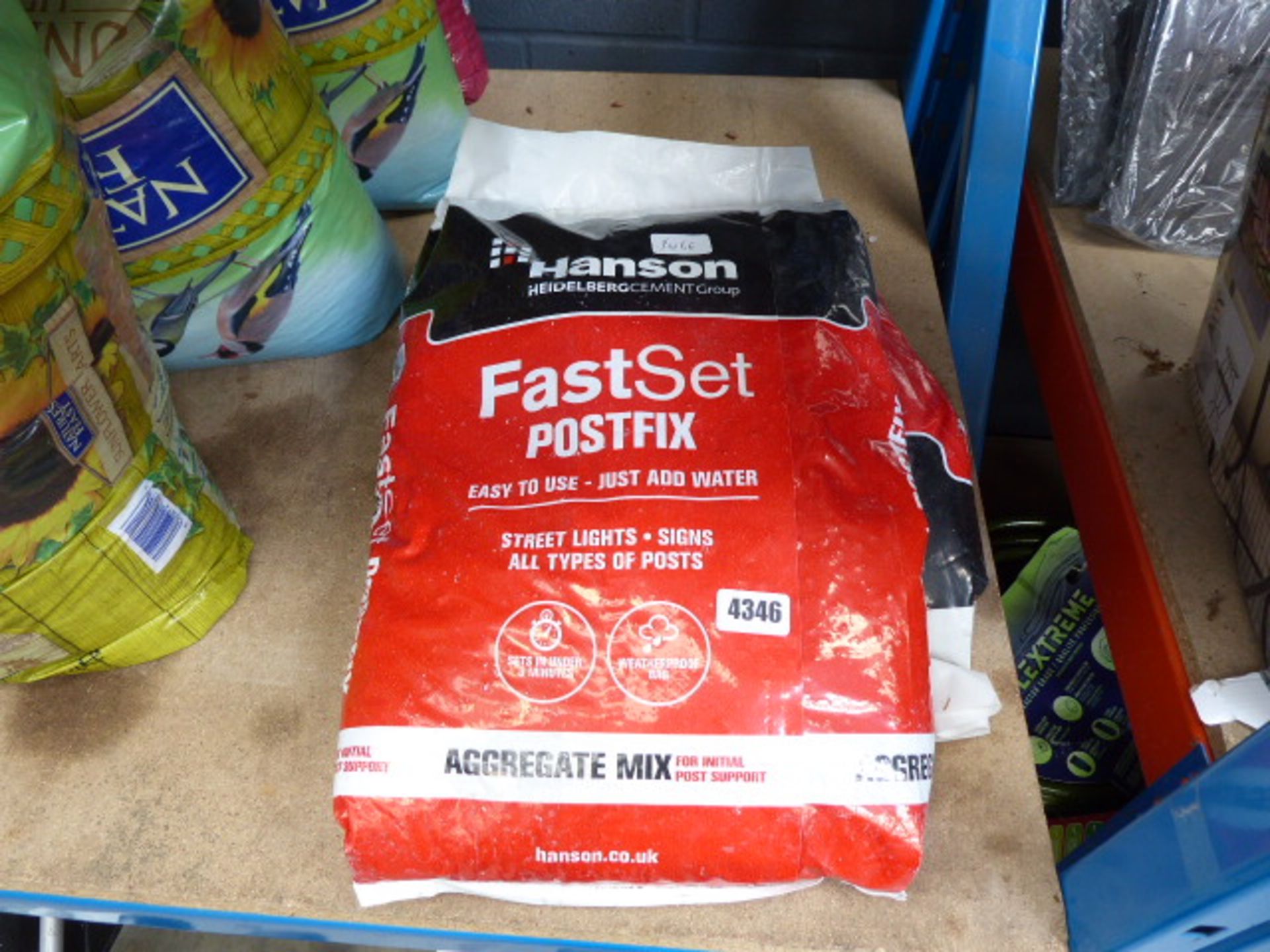 2 Bags of fast set post fix