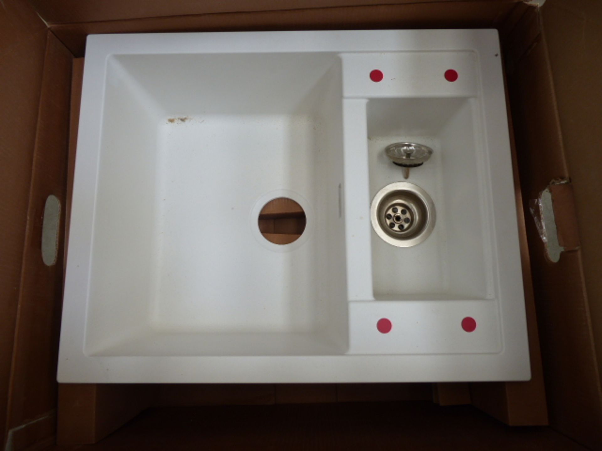Boxed Caple 1.5 bowl under mount sink