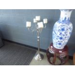 (17) Metal 5 branch candle stick