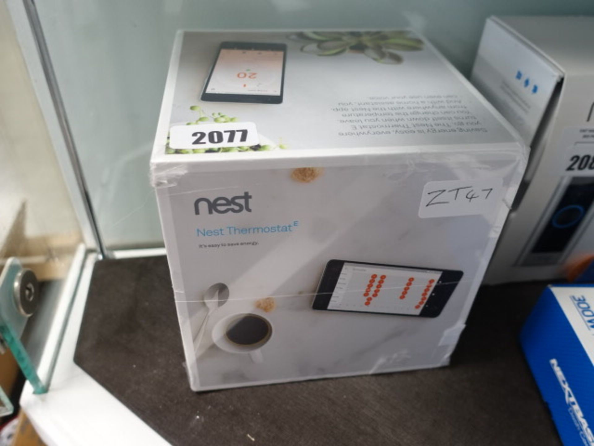 Nest thermostat module in box