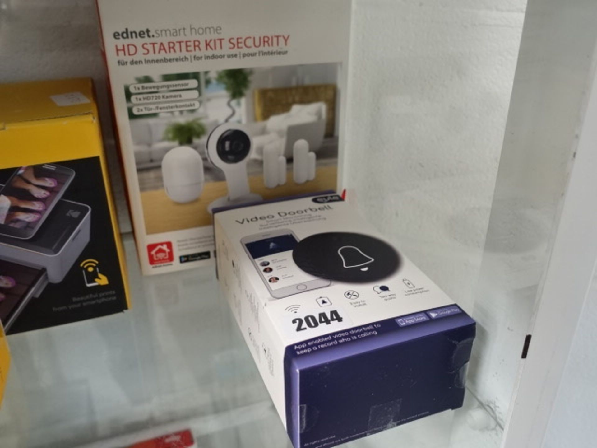 Video doorbell surveillance system together with an ED Net Smart Home starter security kit