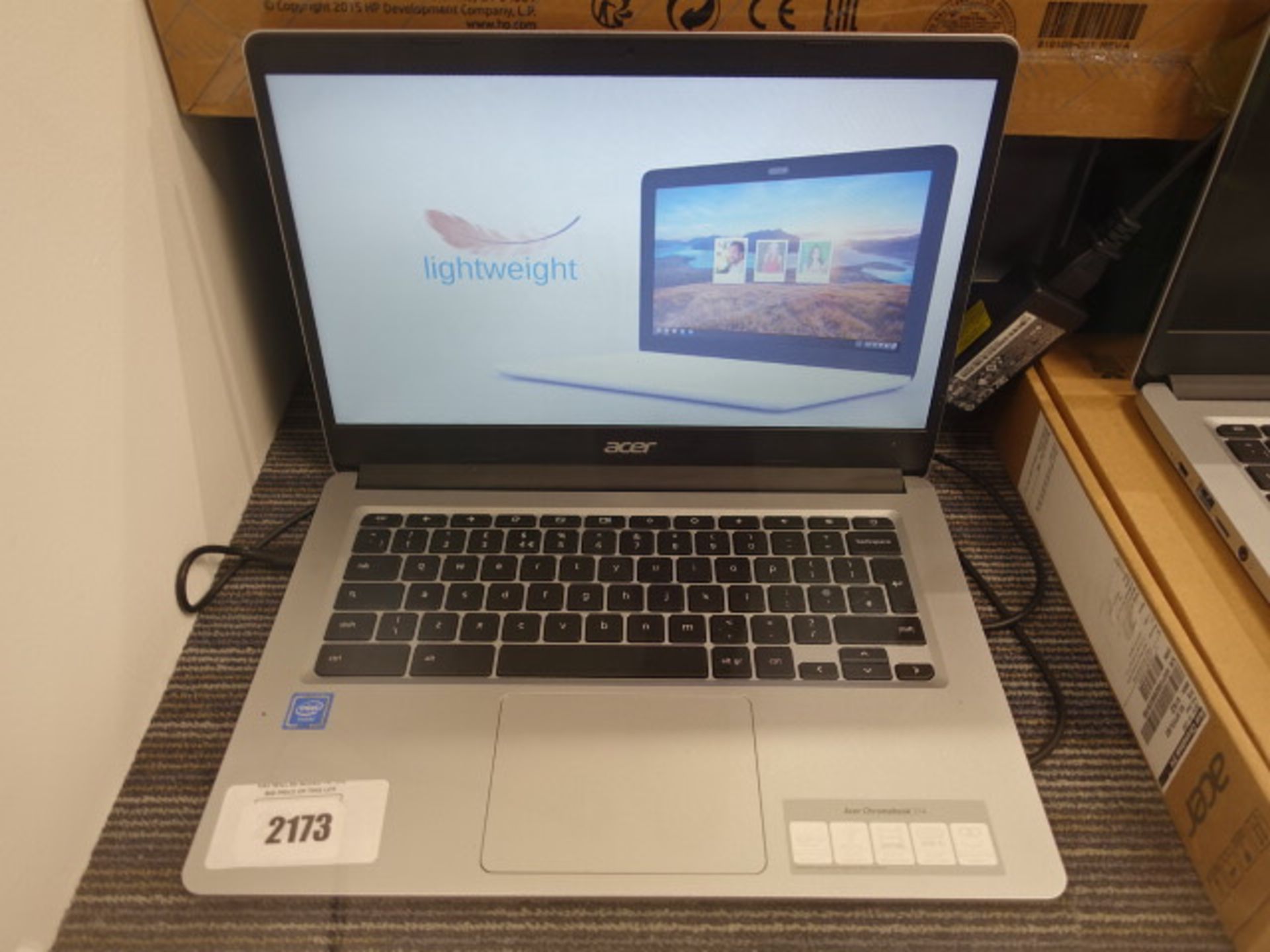 2042 - Acer Chromebook 314 with power supply, intel processor, 64gb storage, includes power supply