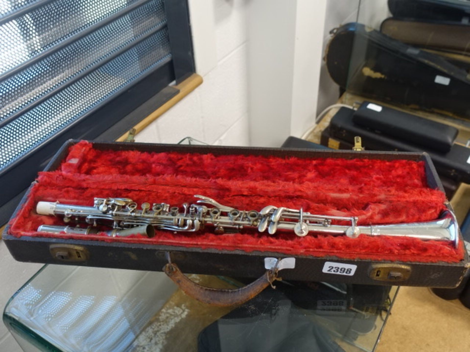 Metal clarinet, made in the USA, Paul Dupre superior with fitted case