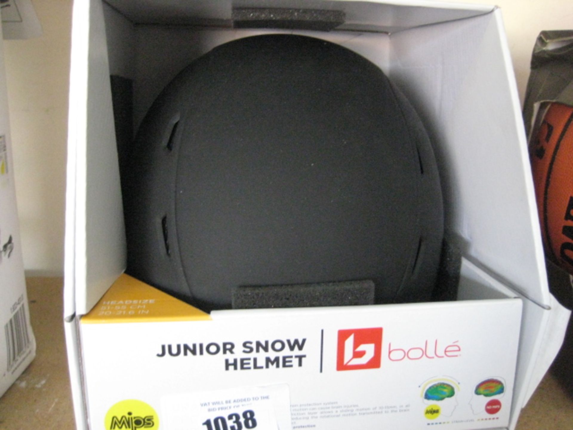 Bolle junior snow helmet in black