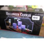 (1006) Set of 3 battery operated LED Halloween candles