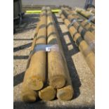 Bundle of 5 heavy duty garden stakes