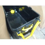 Wheeled De Walt tool box, no lid