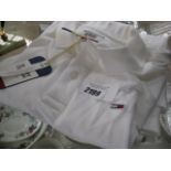 Tommy Jeans XL white polo shirt