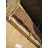 6 boxes containing curve brush wood hurdle