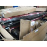 Large pallet box of various TV aerials and accessories