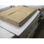 Pallet of flat pack radiator covers, etc.