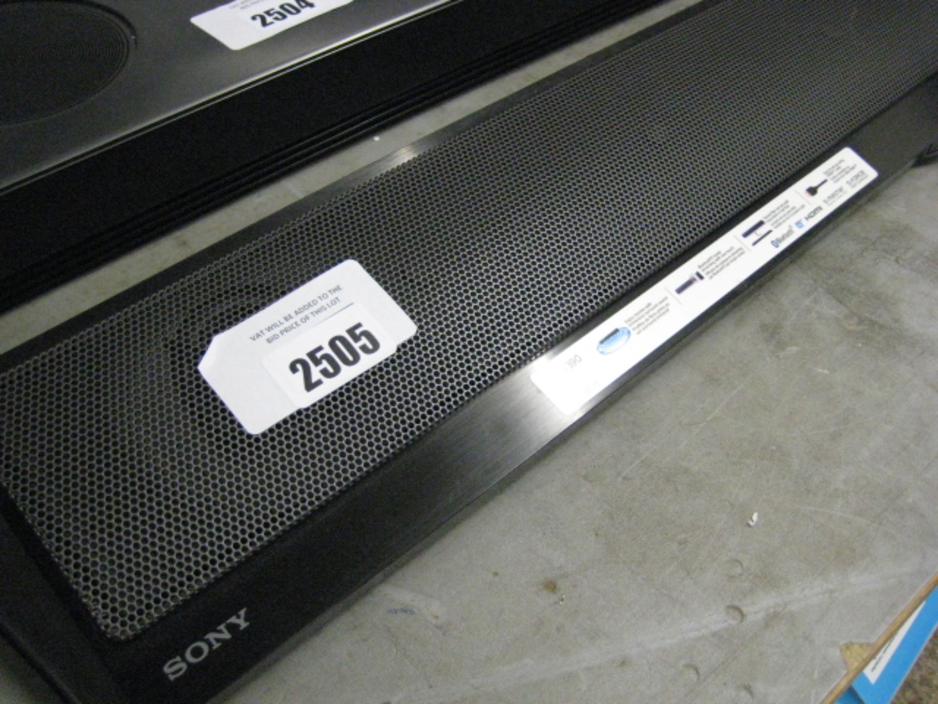 Sony HTCT390 sound bar with sub woofer