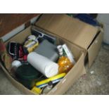 2 large boxes of household sundries