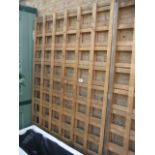 Pair of 3'x6' wooden garden trellis panels