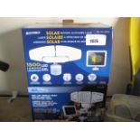 2 boxed Sunforce solar motion lights