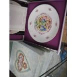 Quantity of Royal Doulton Valentines day plates