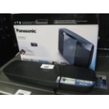 Panasonic HT8208 bluetooth sound bar and Panasonic compact stereo