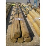 Bundle of 5 heavy duty garden stakes