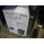 Royal heavy duty cross cut shredder in box