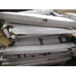 Pallet of flat pack radiator covers, etc.