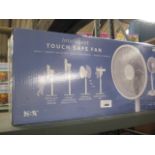 (19) Intelligent Touch Safe pedestal fan in box