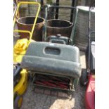 Atco Commodore B17 petrol lawn mower with grass box