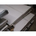 Pallet of flat pack radiator covers, etc.