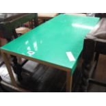Green beech bed table